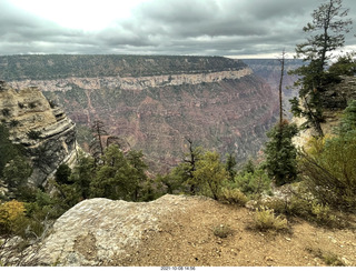 258 a18. Grand Canyon North Rim - Widforss Trail - vista view