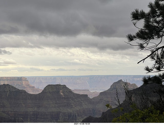 Grand Canyon North Rim - Widforss Trail - vista view - yellow aspens