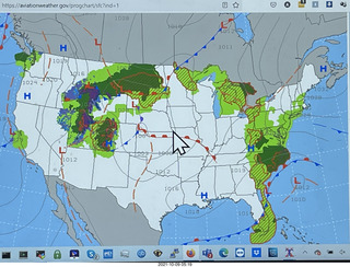 2 a18. weather map showing storms