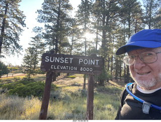 Bryce Canyon - Sunset Point sign - Adam