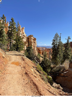 Bryce Canyon - Peekaboo hike - rock texture