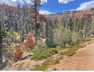 Bryce Canyon - Peekaboo hike - purple shirt