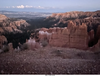 267 a18. Bryce Canyon Amphitheater at sunset