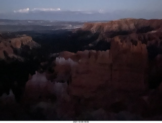 Bryce Canyon cookout in the dark