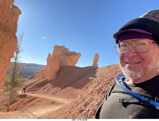 Bryce Canyon Fairyland Trail hike - Adam - my chosen hoodoo