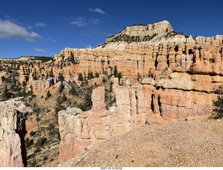 151 a18. Bryce Canyon Fairyland Trail hike - bow of Boat Mesa