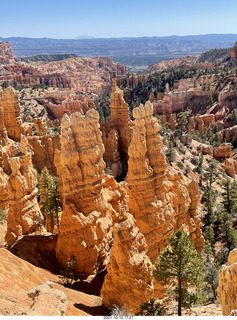 215 a18. Bryce Canyon Fairyland Trail viewpoint