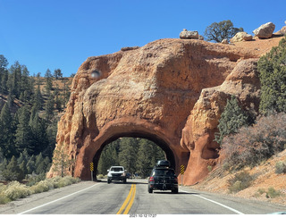 230 a18. drive to Zion - Red Rock tunnel