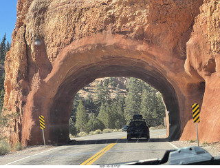 drive to Zion - Red Rock tunnel