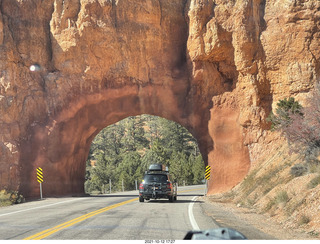 232 a18. drive to Zion - Red Rock tunnel