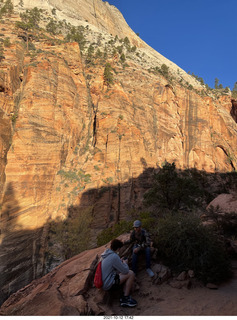 21 a18. Zion National Park - Scout Landing hike