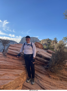 26 a18. Zion National Park - Scout Landing - Adam