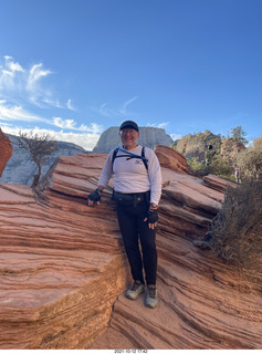 27 a18. Zion National Park - Scout Landing - Adam