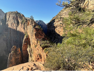 48 a18. Zion National Park - Scout Landing - Angels Landing hikers