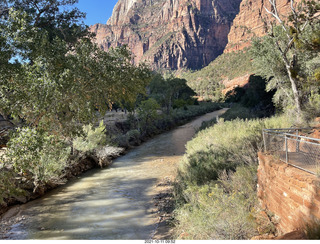 Zion National Park - Scout Landing hike - bridge view