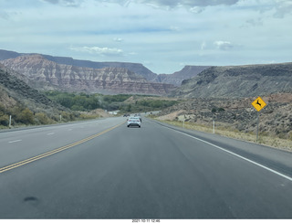 drive on Route 9 to I-15, Hurricane