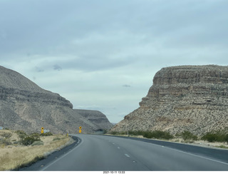 Arizona drive on I-15, Virgin River, amazing views