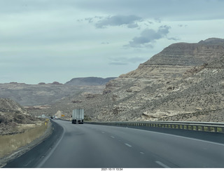 Arizona drive on I-15, Virgin River, amazing views