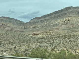 166 a18. Arizona drive on I-15, Virgin River, amazing views