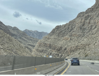 180 a18. Arizona drive on I-15, Virgin River, amazing views