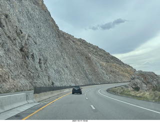 Arizona drive on I-15, Virgin River, amazing views