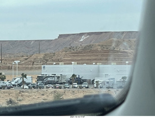 I-15 in arizona - V on the hillside