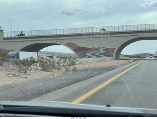 194 a18. Arizona drive on I-15, Virgin River, amazing views