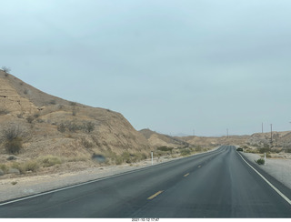 I-15 in arizona - V on the hillside