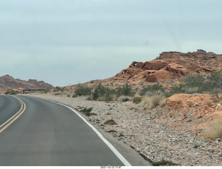 Nevada drive to valley of fire