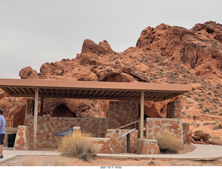 229 a18. Valley of Fire State Park in Nevada - rest area