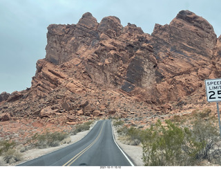 Valley of Fire State Park in Nevada - sign - two hours in the park