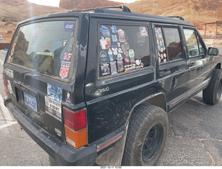 Valley of Fire State Park - Nevada - White Domes - funky car