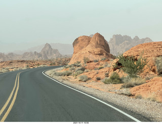 Valley of Fire State Park - Nevada - White Domes sign map