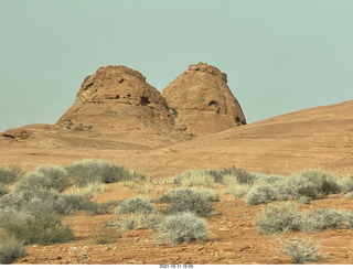 Valley of Fire State Park - Nevada - White Domes - funky car