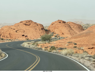 Valley of Fire State Park - Nevada - White Domes - funky car