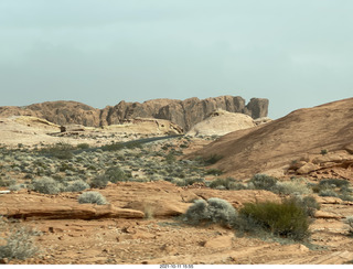 Valley of Fire State Park - Nevada - White Domes - funky car