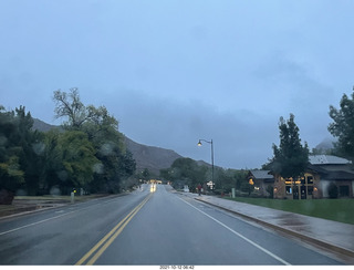 Zion National Park in the rain