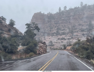 50 a18. Zion National Park in the snow