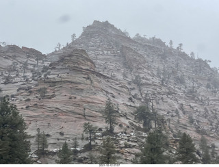 Zion National Park in the snow