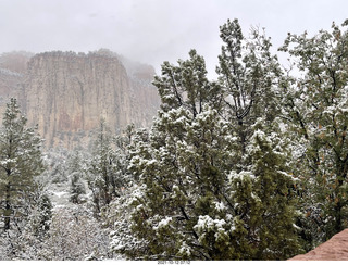 68 a18. Zion National Park in the snow