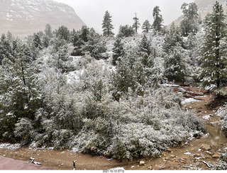 69 a18. Zion National Park in the snow