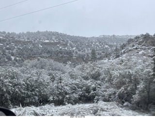 Zion National Park in the snow