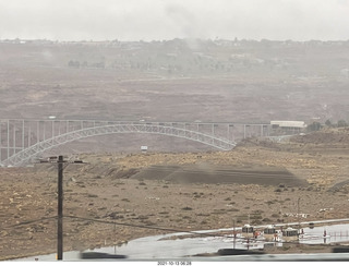 136 a18. Glen Canyon Dam bridge in Page