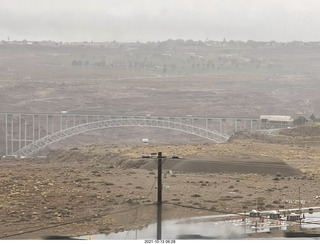 137 a18. Glen Canyon Dam bridge in Page