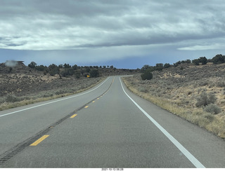 drive to Flagstaff in the snow on Route 89