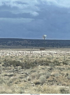 158 a18. drive on Route 89 to Flagstaff - windmill