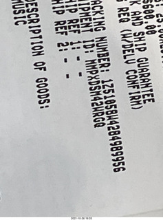 UPS receipt