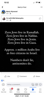 Zero Jews vs. 2 million Arabs in Israel