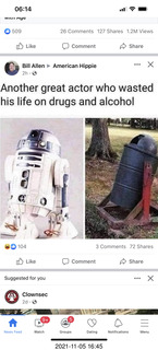 R2D2 to trash can - another actor gone bad