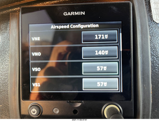 Garmin G5 airspeeds